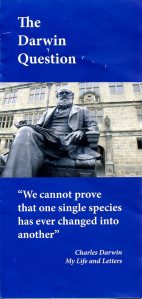 Darwin Question leaflet